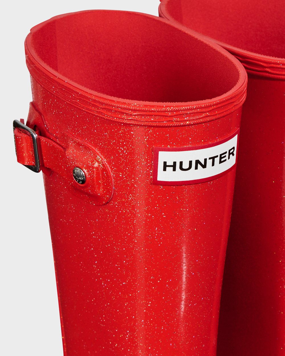 Kids Hunter Original Big Starcloud | Rain Boots Orange Red | NZ-43205-NFLQ